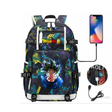 DRAGON BALL   mochila dragon ball con carga usb  adaptada para portátil de 47cm mochila dragon ball con carga usb adaptada para 