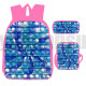 lote de mochila bandolera y estuche pop it
