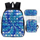 lote de mochila bandolera y estuche pop it