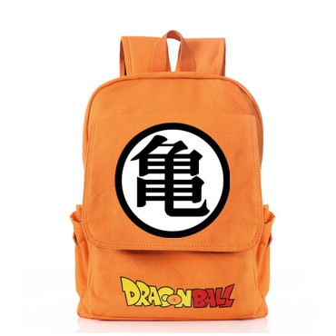 mochila logo dragon ball naranja