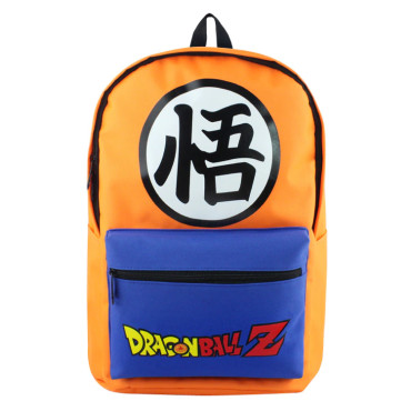 mochila de 45cm azul dragon ball