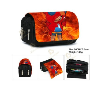 MOCHILAS   estuche portatodo doble cremallera brawl stars  nuevos diseños ¿Sigues buscando un estuche impresionante para la vuel