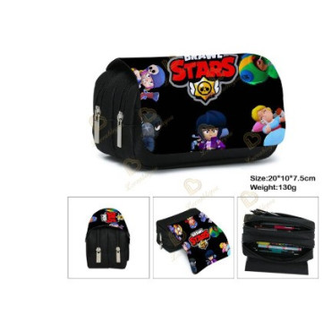 MOCHILAS   estuche portatodo doble cremallera brawl stars  nuevos diseños ¿Sigues buscando un estuche impresionante para la vuel