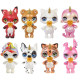sparkle glitters poopsie lote de 8 figuras