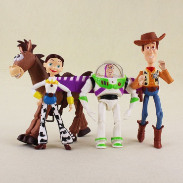 lote de 4 figuras toy story de 18cm