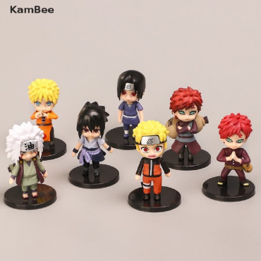 12 Figuras   Naruto Anime Shippuden Hinata Sasuke Itachi Kakashi Gaara 