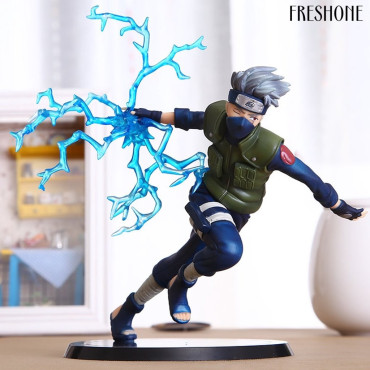 Figura Hatake Kakashi Anime Tirando Rayo Azul