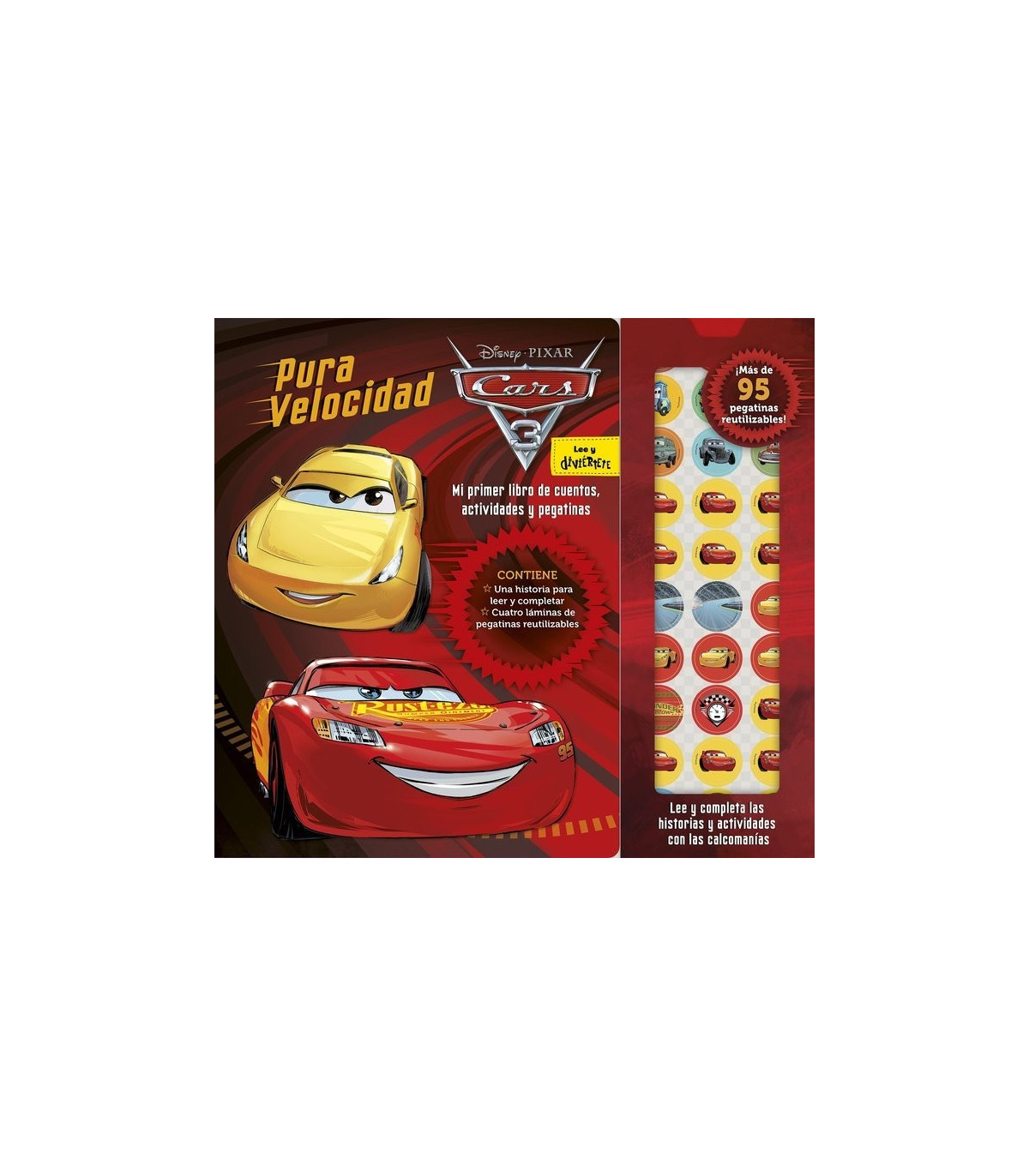 Cars 3. Pura Velocidad. Cuento Con Pegatina  