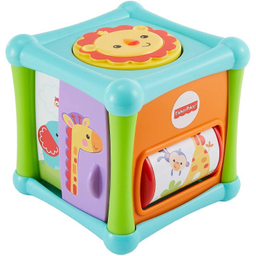 Fisher-Price - Cubo animalitos sorpresa Juguete de actividades