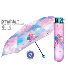 Paraguas Plegable Unicornio Manual 50/8