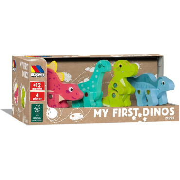 M MOLTO- Dinosaurios Juguetes De Madera
