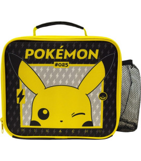 Bolsa Portamerienda Pikachu Pokemon Termica 20x23x9cm.