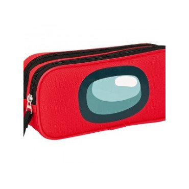 Portatodo Doble Among Us Red 22x7x10cm