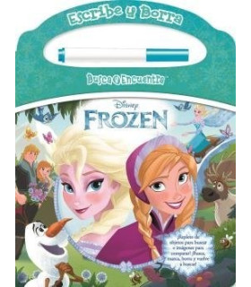LIBROS   PINTAR Y BORRAR FROZEN WELF PINTAR Y BORRAR FROZEN WELF