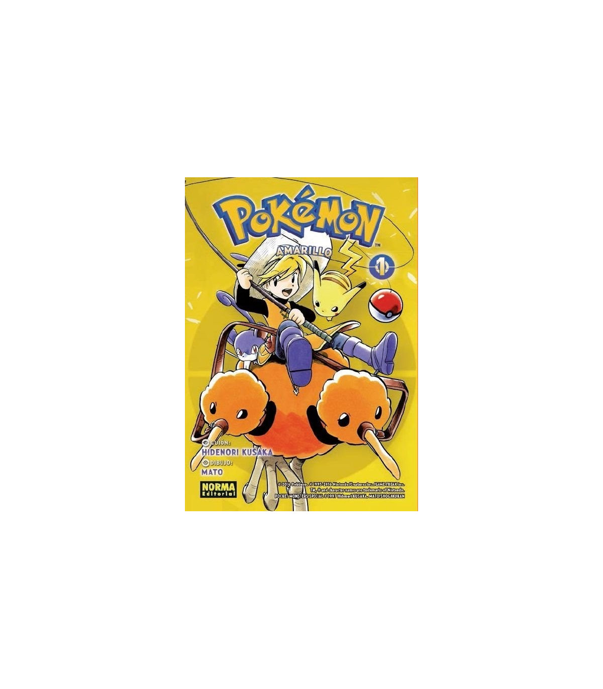 POKEMON 3 AMARILLO