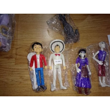 figuras coco lote de 5 figuras de 15 cm articulada