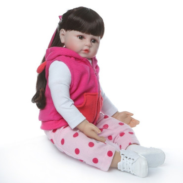 muñeca   silicona  de 47cm reborn personalizada a tu gusto