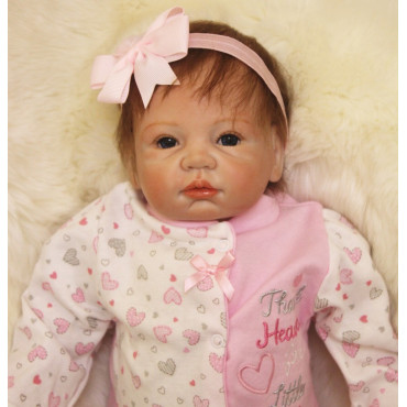 bebe reborn  niña de 55cm
