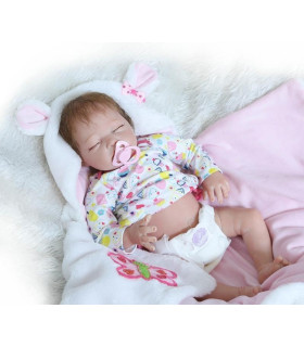 blanca  bebe reborn  de silicona vinilo