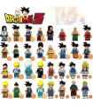 32 Dragon Ball Anime Action Figures Z Son Goku Vegeta Violett Krillin Building Blocks Cartoon Toys Legoing Bricks Figures