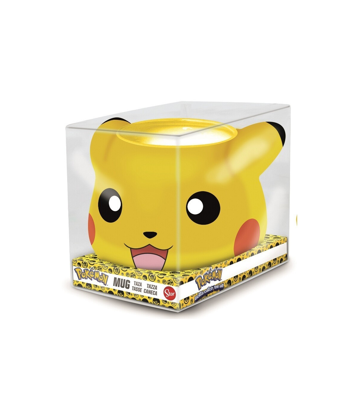 TAZA CERAMICA 3D POKEMON PIKACHU