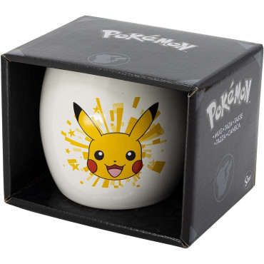 TAZA CERAMICA GLOBE 380 ML POKEMON PIKACHU EN CAJA REGALO