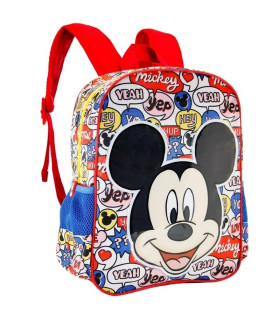 Mochila Basic Mickey Disney Adaptable 31x39x15cm.