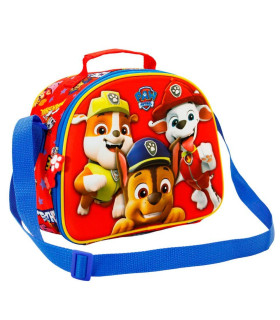 Bolsa Portameriendas 3D Patrulla Canina 20x25,5x10cm.