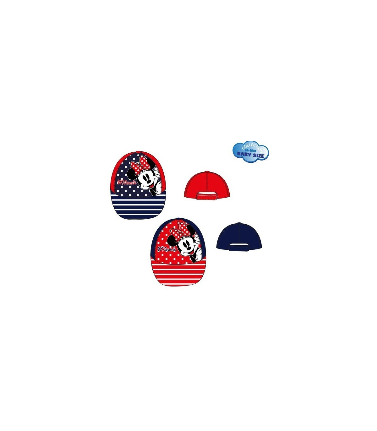 Gorra Baby Minnie Disney T. 48-50