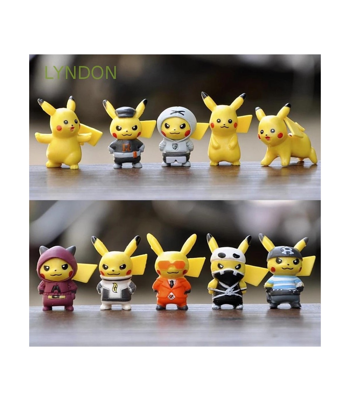 LOTE DE 10 FIGURAS DE 4CM DE Pokémon Figura De Acción Pikachu 15,74 €
