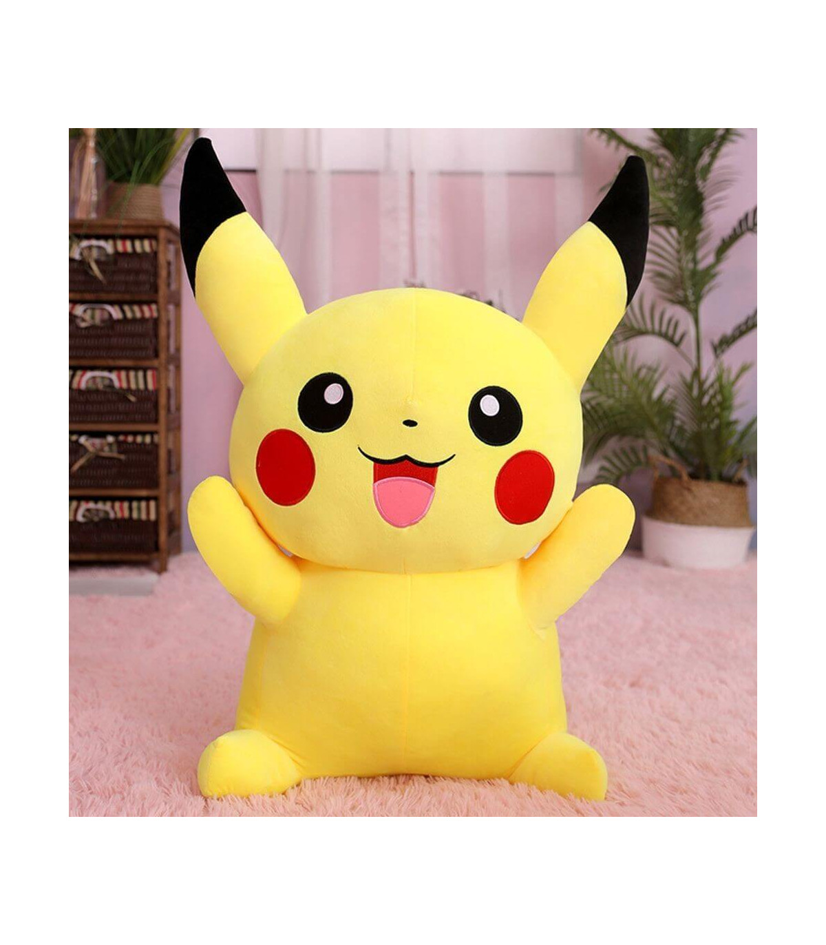 Inicio   peluche pikachu sonriente de 45cm Pokémon peluche pikachu sonriente