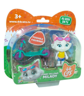 Inicio   44 GATOS MILADY CON PATINETE 8CM 44 CATS- MILADY WITH SCOOTER 17X19CM