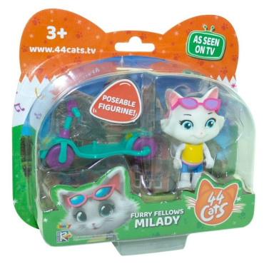 Inicio   44 GATOS MILADY CON PATINETE 8CM 44 CATS- MILADY WITH SCOOTER 17X19CM
