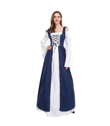 Vestido medieval de dama, mod. 594B. (Varios colores)