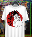 Camiseta manga corta Goku rojo Dragon ball