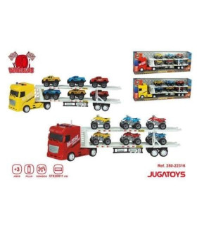 Inicio   Camión Portacoches, Coches Y Motos Con Sonidos de juguete Camión Portacoches, Coches Y Motos Con Sonidos