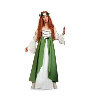 CLARISA MEDIEVAL VERDE MUJER