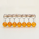 DRAGON BALL   7 unids lote 2.5 cm Dragon Ball Z Bolas De Cristal de 7 Estrellas PVC Figuras Juguetes Llavero Colgante estrella ¿
