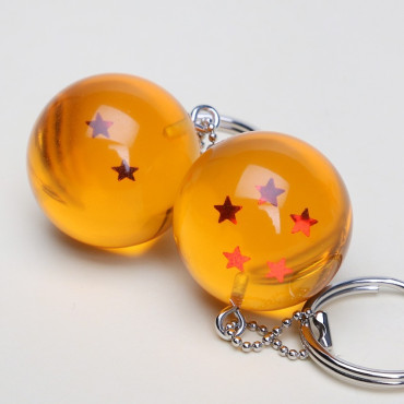 DRAGON BALL   7 unids lote 2.5 cm Dragon Ball Z Bolas De Cristal de 7 Estrellas PVC Figuras Juguetes Llavero Colgante estrella ¿