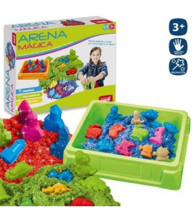 Inicio   Arena Magica Con Bandeja y Moldes 500Gr. Arena Magica Con Bandeja y Moldes 500Gr.
