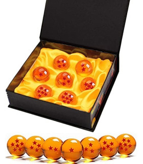 DRAGON BALL   caja de 7 bolas de dragon ball de 4,5cm 1 sets 4.5 CM Dragon Ball Z Nuevo En Caja DragonBall 7 Estrellas Crystal B