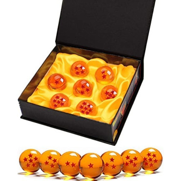 DRAGON BALL   caja de 7 bolas de dragon ball de 4,5cm 1 sets 4.5 CM Dragon Ball Z Nuevo En Caja DragonBall 7 Estrellas Crystal B