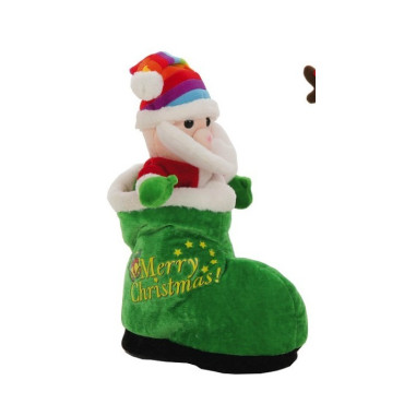 Inicio   bota papa noel con música y movimiento especial decoración navidad bota papa noel con música y movimiento especial deco