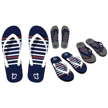 CHANCLAS CABALLERO TALLA 40-46 RAYAS