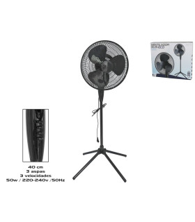 VENTILADOR PIE ECO 40cm 50W