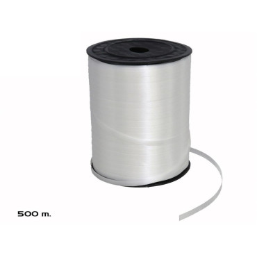 BOBINA CINTA REGALO 9x11cm 500m BLANCO