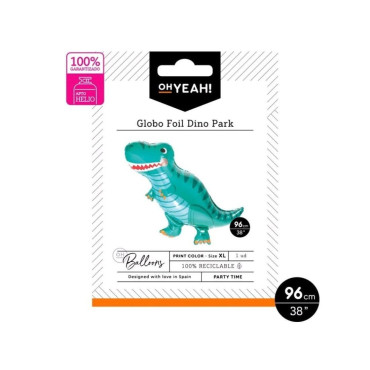 GLOBO POLIAMIDA DINO PARK 96x79cm