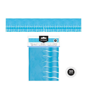 GUIRNALDA FLECOS AZUL PASTEL 20m