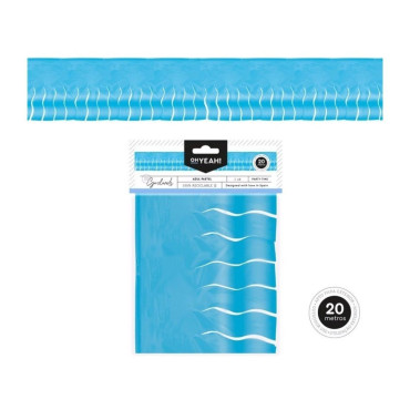 GUIRNALDA FLECOS AZUL PASTEL 20m