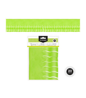 GUIRNALDA FLECOS VERDE LIMA 20m